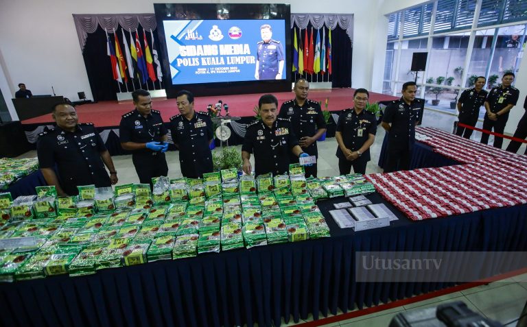 Polis lakukan rampasan dadah terbesar bernilai RM10 juta dalam Op Leslie