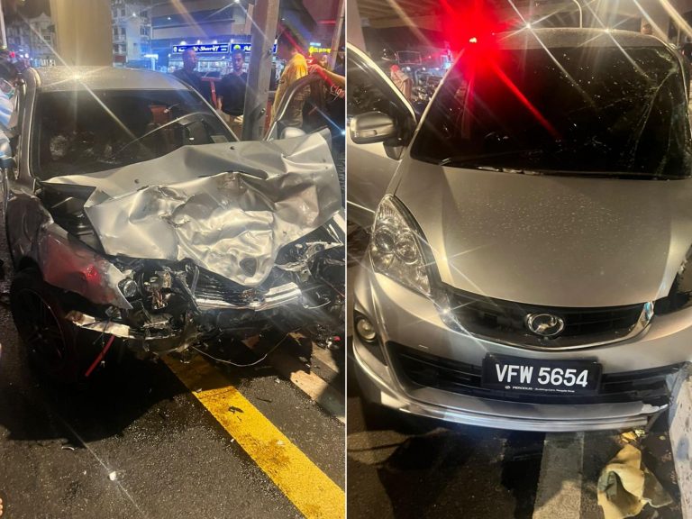 Pemandu Alza maut tercampak dilanggar Waja