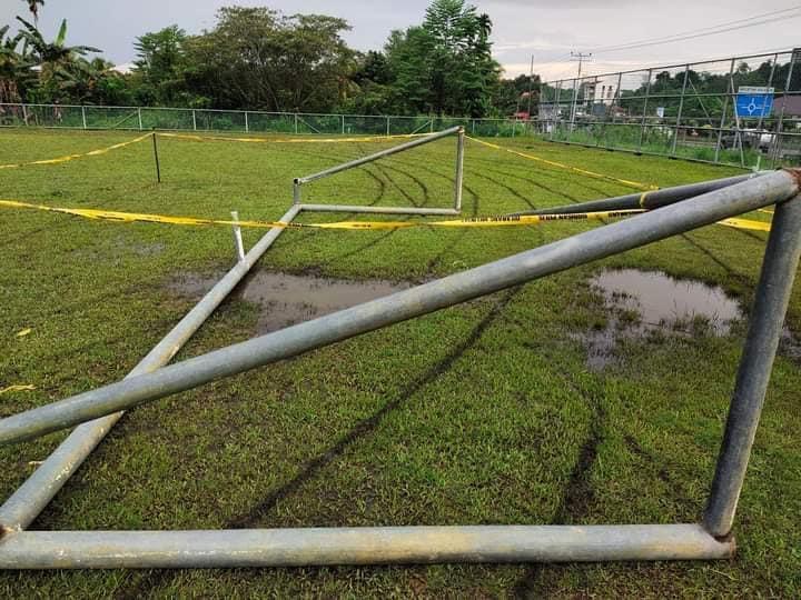 Kanak-kanak 11 tahun maut dihempap palang gol di Manggatal, Sabah