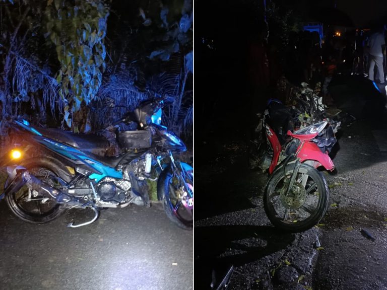 Penunggang maut dalam kemalangan dua motosikal