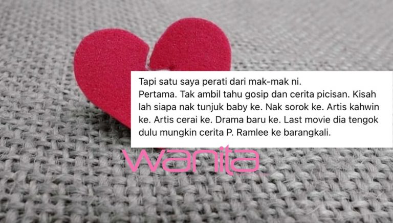 Satu perangai ibu-ibu yang anaknya cerdik dan akhlak baik – Tak ambil tahu hal orang dan bersyukur