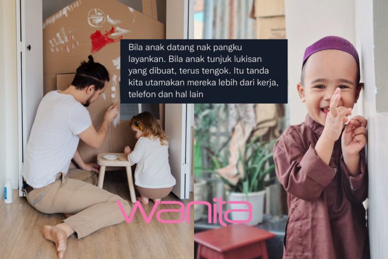 Anak lebih senang ditegur dan makin rapat dengan ibu ayah. Cuba buat lima perkara ni di rumah – “Penuhkan tangki emosi dia”