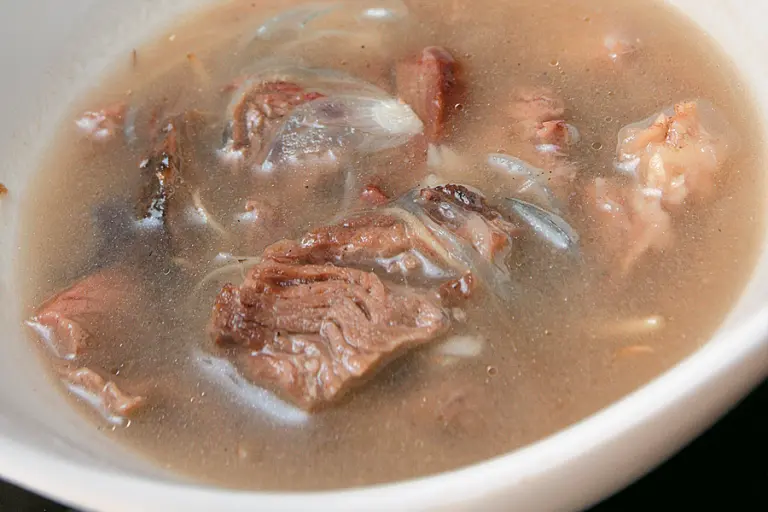 Resipi daging salai rebus