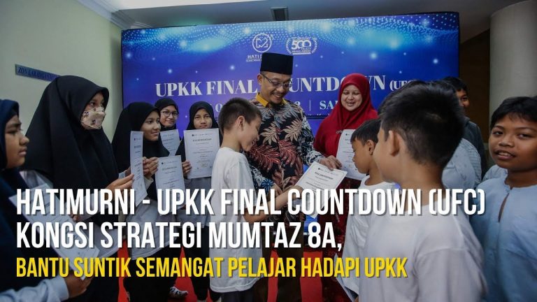 Hatimurni – UPKK Final Countdown (UFC) kongsi strategi Mumtaz 8A, bantu suntik semangat pelajar hadapi UPKK
