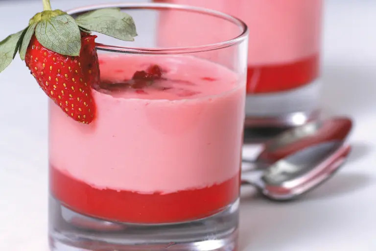 Resipi puding strawberi