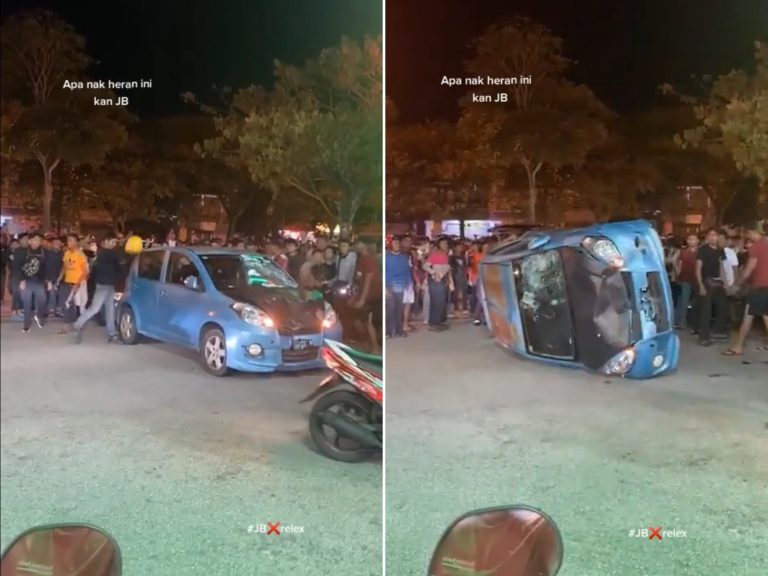 Tiga lelaki ditahan merusuh dekat stesen minyak Taman Kota Masai