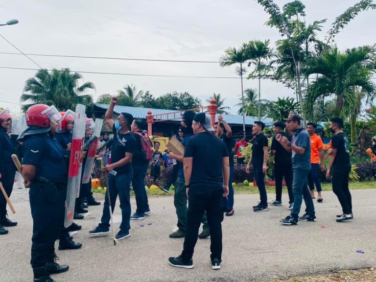 Perusuh buat kecoh di Felda Teloi Kanan hanya simulasi PRU