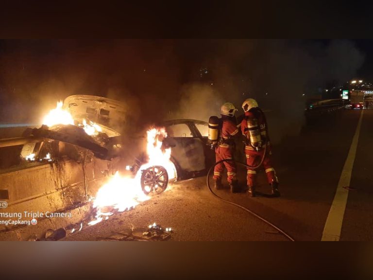 Identiti pemandu rentung di Lebuhraya Guthrie dikenal pasti