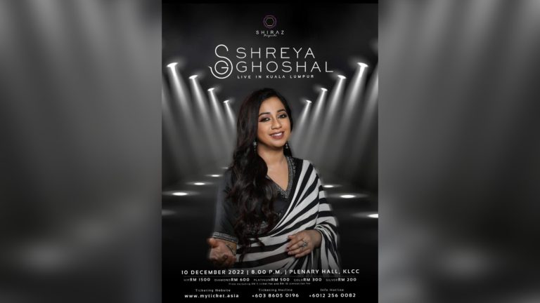 Penyanyi OST popular Bollywood, Shreya Ghosal kembali ke KL