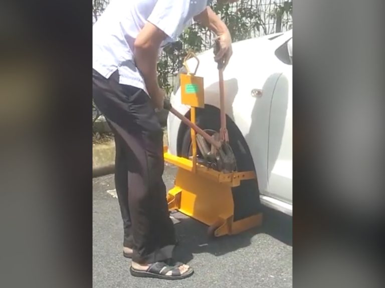 Tayar kena ‘clamp’, pemilik rumah inap nekad potong kunci pengapit