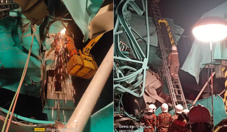 Dua maut, seorang cedera dalam runtuhan kren di Sitiawan