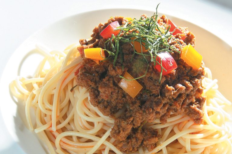 Resipi spageti rendang daging