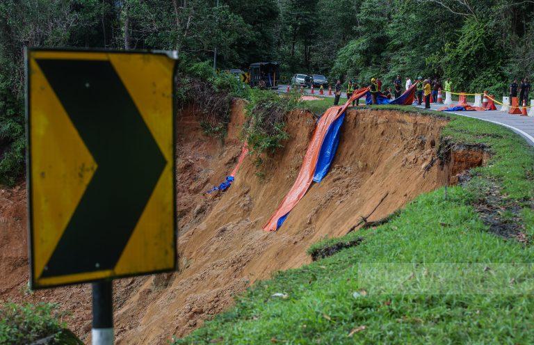 Tanah runtuh: Tiada rekahan jalan di kawasan terlibat