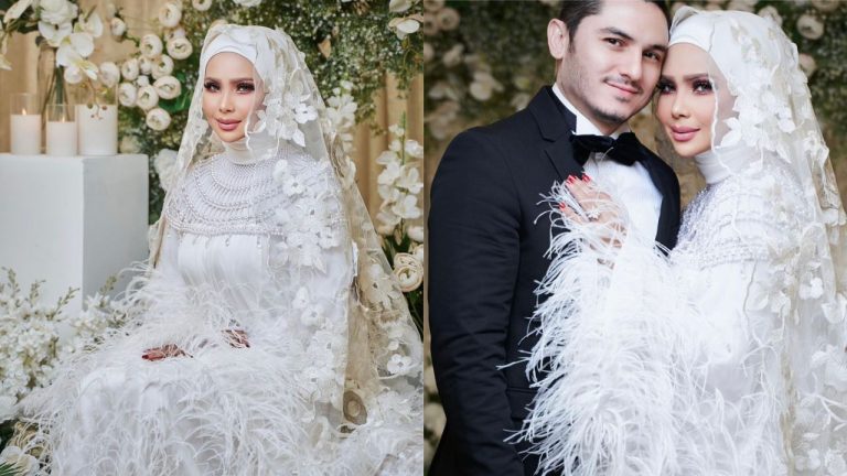 Anniversary ke-9, Che Ta pakai baju pengantin harga RM80,000! Buka cerita Zain tak pernah suruh kemas rumah, masak tapi….