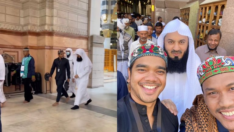 Alif Satar tak sangka doa nak jumpa Mufti Menk dimakbulkan – “…dia muncul dan solat di sebelah saya…,”