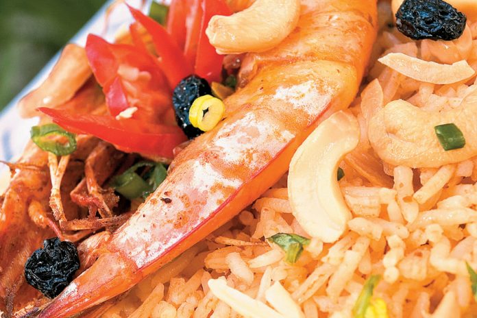 nasi beriani udang