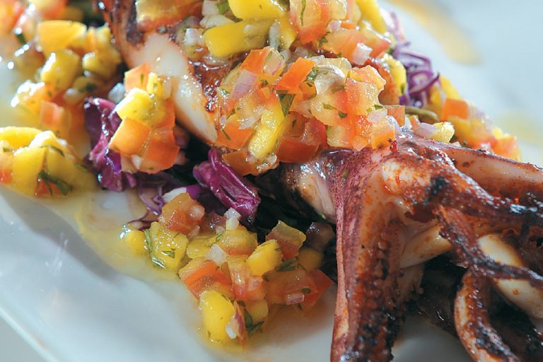 Resipi sotong bakar bersos salsa