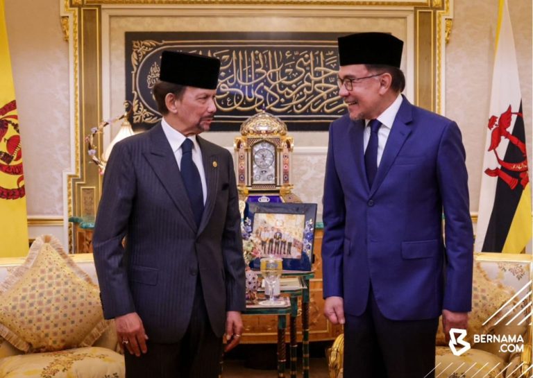 Sultan Hassanal Bolkiah terima menghadap PM