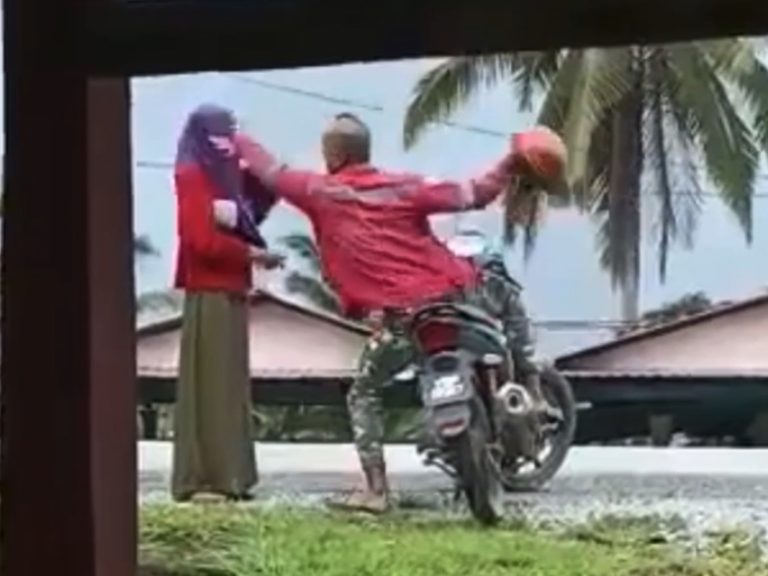 Tak benar isteri bekerja punca lelaki pukul dengan topi keledar