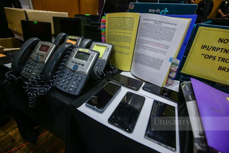 PDRM tahan 15 individu terlibat sindiket ‘Phone Scam’
