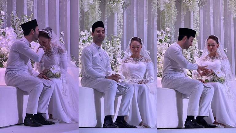 Lepas 2 bulan bertunang, Raysha Rizrose kini bergelar isteri kepada pelumba F3, Nabil Jeffri