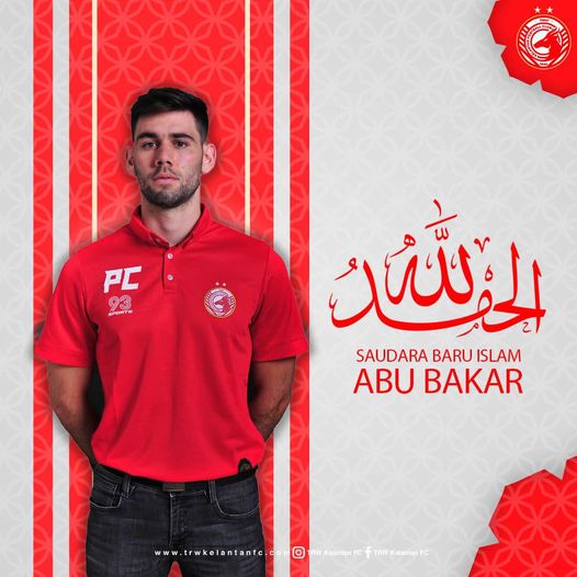 Pembantu jurulatih Kelantan FC masuk Islam