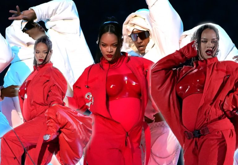 Menyanyi sambil usap perut, Rihanna tayang ‘baby bump’ sebagai tanda hamil anak kedua