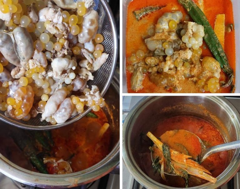 Sedapnya Asam Pedas Telur Ikan Mayong, Puas Hati Masak Sendiri