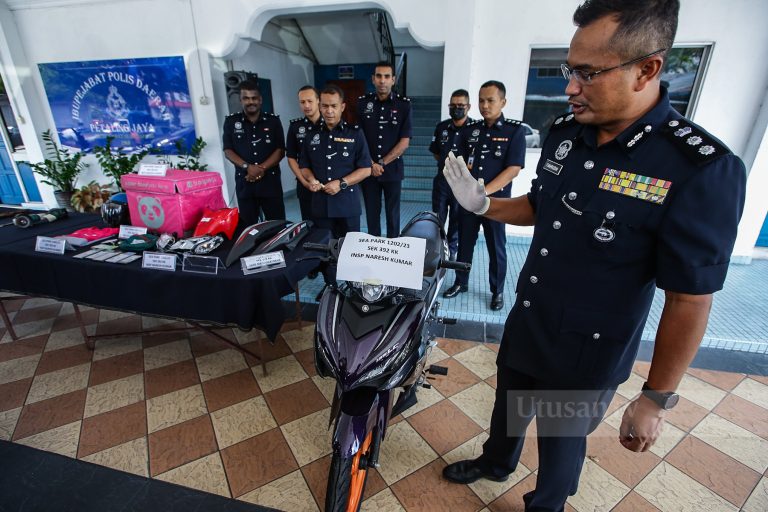 Penggangur menyamar ‘rider’ ragut pejalan kaki ditahan polis