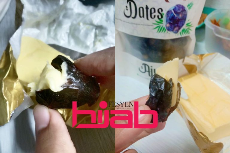 Susah nak amalkan kurma? Cuba makan unsalted butter bersama kurma, gerenti tak boleh berhenti