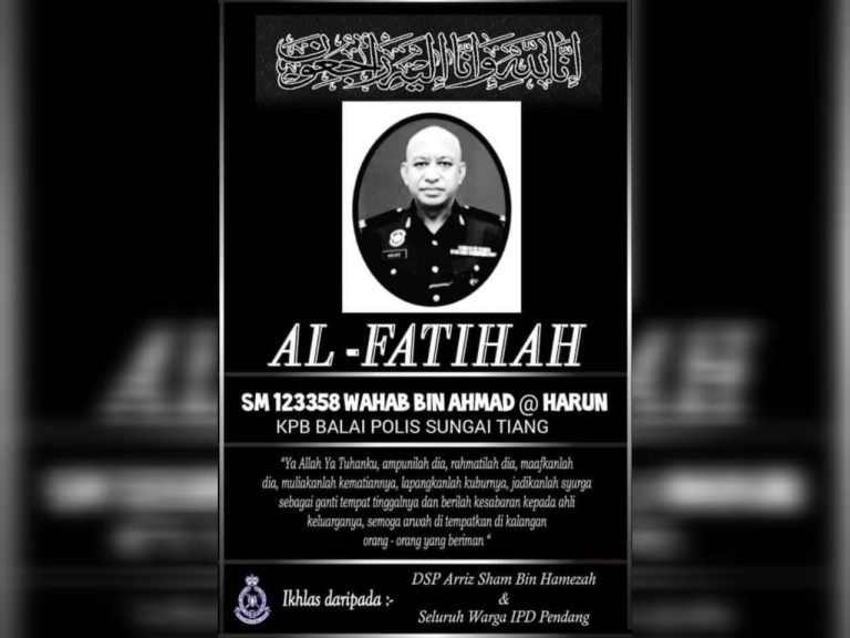 Ketua balai polis meninggal, diserang sakit jantung ketika memandu