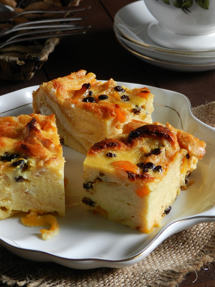Puding Roti Dan Mentega, Sesuai Untuk Portluck