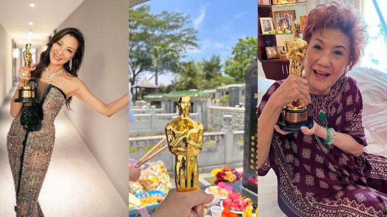Michelle Yeoh pulang ke Ipoh, bawa trofi Oscar ke pusara bapa