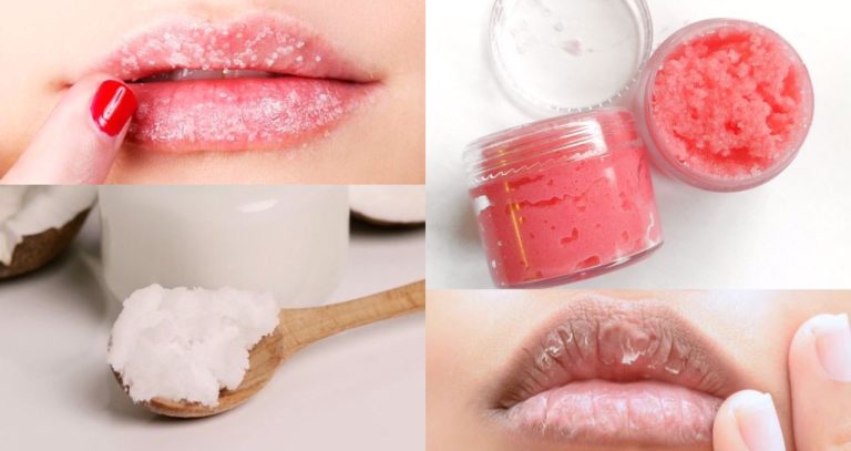 Tidak perlu beli skrub bibir, buat sahaja sendiri. Lagi jimat