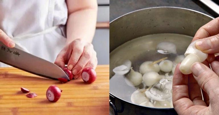 Mudah rupanya nak kupas bawang, tak perlu risau lagi jika perlu kupas dalam kuantiti yang banyak