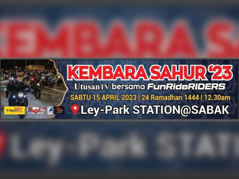 300 biker sah sertai Kembara Sahur UtusanTV 2023