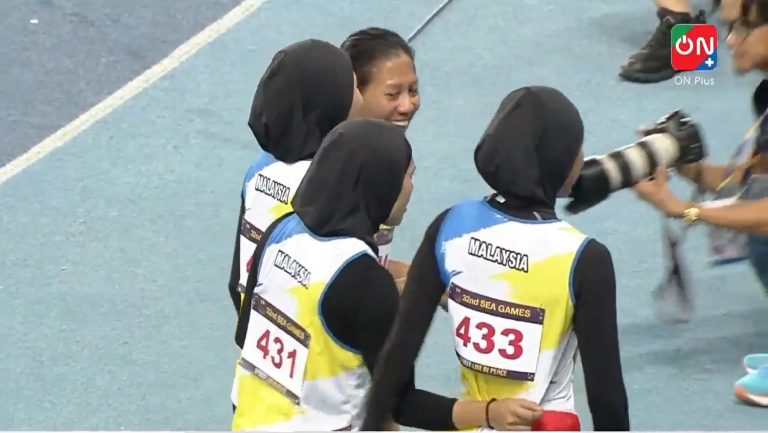 Kuartet 4x100m wanita pecah rekod kebangsaan