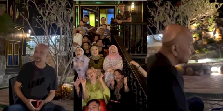 Sambut Aidilfitri terakhir bersama Didie Alias & anak-anak, Ridzuan Hashim kelihatan ‘tidak gembira’, sedih