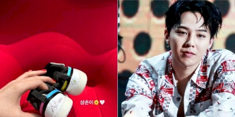 Hadiahkan anak buah kasut istimewa, G-Dragon bapa saudara pemurah
