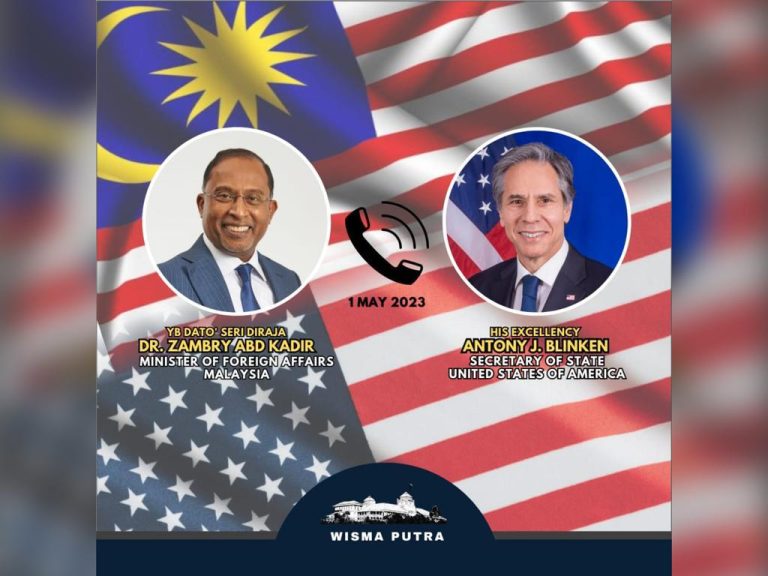 Zambry terima panggilan Blinken, AS hargai usaha Malaysia di Sudan