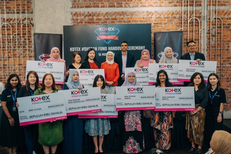 Dana Kotex She Can RM100,000 jadikan sekolah lebih kondusif untuk pelajar perempuan. Tamatkan isu miskin haid
