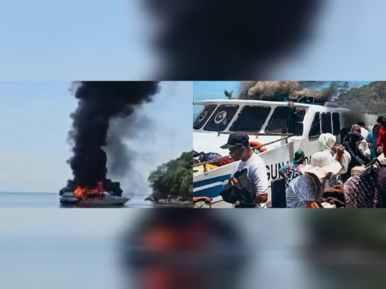 Feri terbakar di Pulau Bidong, 79 penumpang selamat