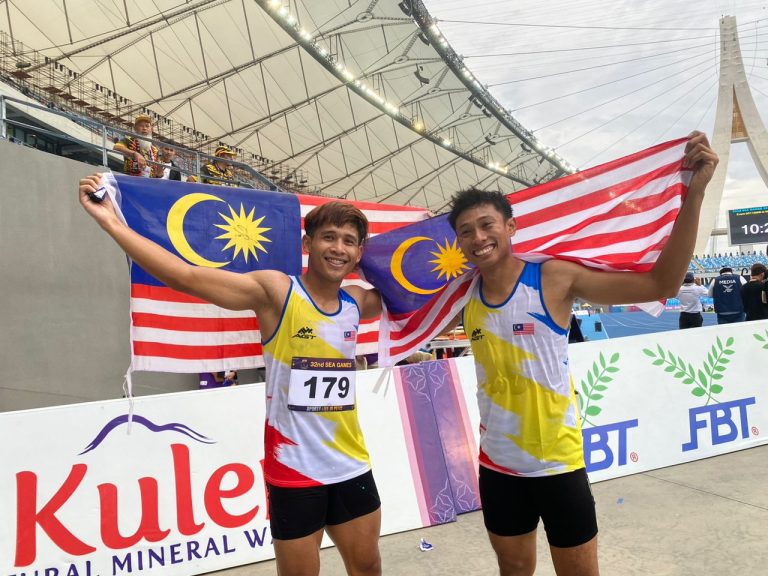 Muhammad Haiqal, Khairul Hafiz berkongsi pingat gangsa 100 meter Sukan SEA