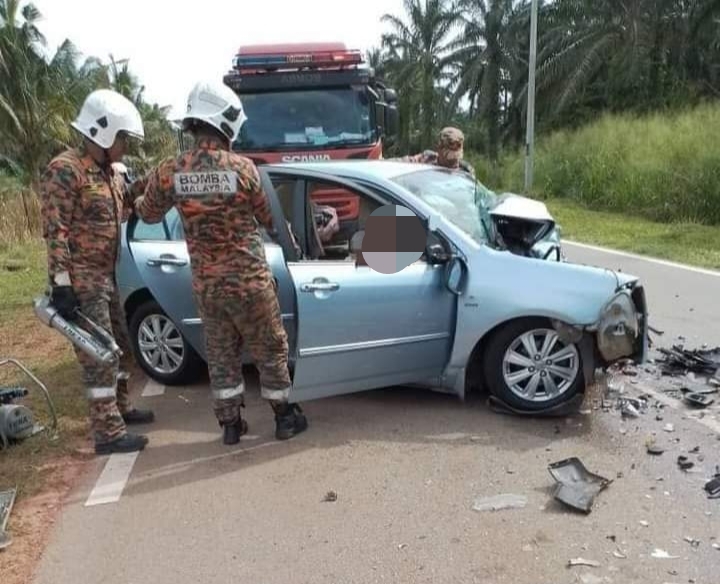 3 maut lima cedera nahas babit pacuan empat roda, kereta