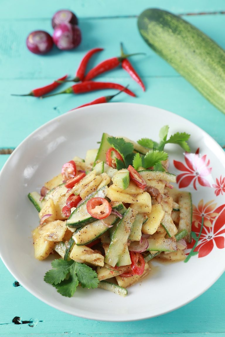 Menu Aidiladha : Acar Mentah Kerisik