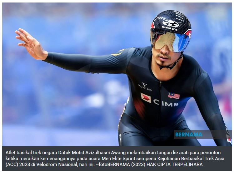 ACC 2023: Azizulhasni kembali bergelar ‘Jaguh Pecut Asia’