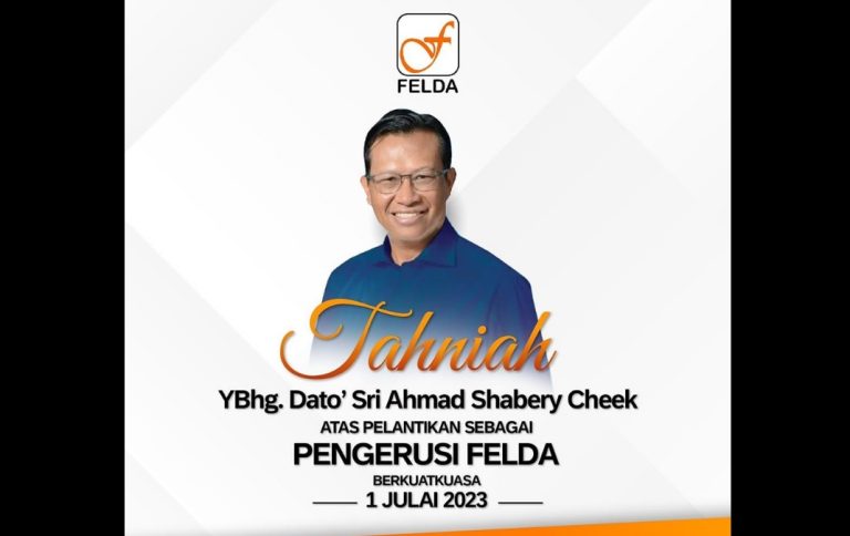 Ahmad Shabery Cheek dilantik Pengerusi FELDA bermula 1 Julai