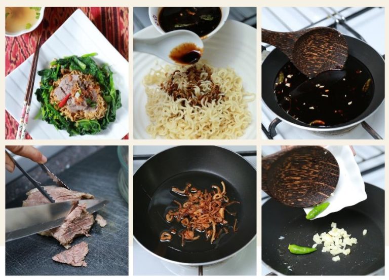 Mi Kolok Ala Sarawak, Untuk Minum Petang