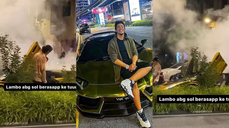 [VIDEO] Lamborghini Syamsul Yusof berasap, netizen kaitkan dengan kifarah Allah