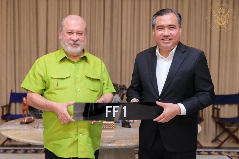 Sultan Johor miliki nombor pendaftaran ‘FF1’ dengan harga RM1.2 juta